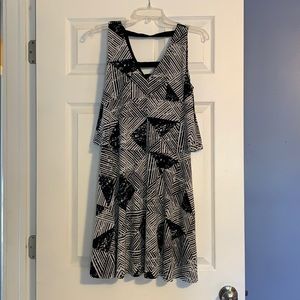 Black & White patterned dress
